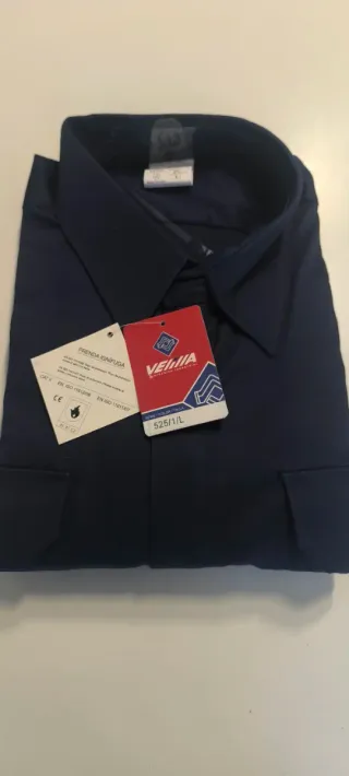 2 Camisas de trabajo ignífugas VELLIA azul talla L