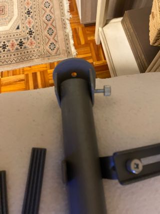 Barra Cortina Extensible Gris 2-4m