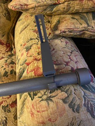 Barra Cortina Extensible Gris 2-4m