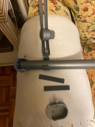 Barra Cortina Extensible Gris 2-4m