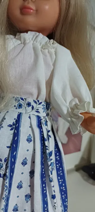 Vestido Nancy Flores Azules