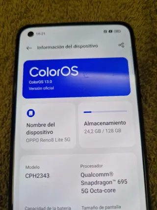 Oppo Reno 8 Lite Multicolor