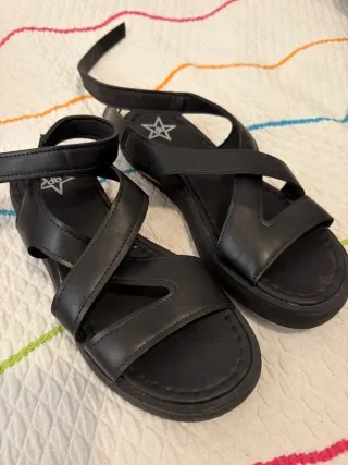 Sandalias negras talla 39