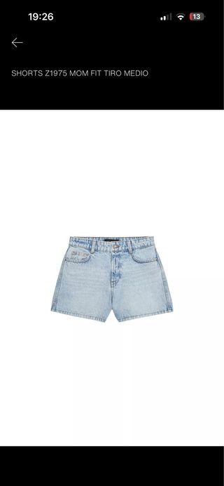 Shorts vaqueros Zara Talla S/36