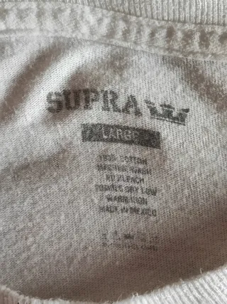Camiseta Supra Blanca Talla M
