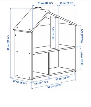 Casa de muñecas estantería Ikea