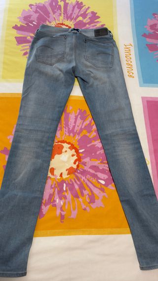 Pantalón tejano skinny azul