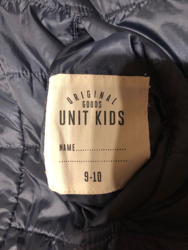 Abrigo Unit niño azul multicolor Talla 9-10,