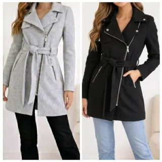 2 CAPPOTTI IN TESSUTO DA DONNA TAGLIA S/M