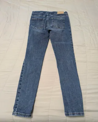 Jeans premaman blu