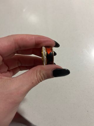 Anillo Michael Kors Tortoise y Brillantes