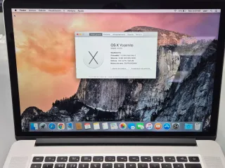 Apple MacBook Pro A1398 Plata