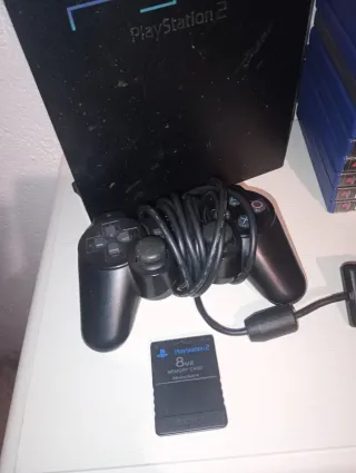 Consola PS2 Fat con 12 Juegos