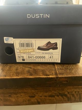 Zapatos Dustin Piel Marrones Talla 41