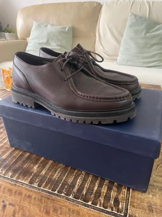 Zapatos Dustin Piel Marrones Talla 41