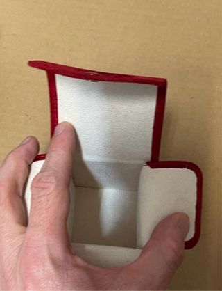 Cartier Caja Terciopelo Rojo Vacía