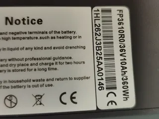 Batería E-bike X-go V36AH10 + Cargador