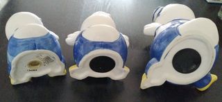 Figuritas de patos marineros de cerámica