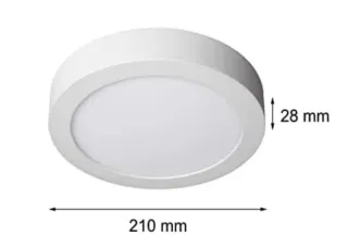 Foco LED Circular 20W 2000LM 6000K
