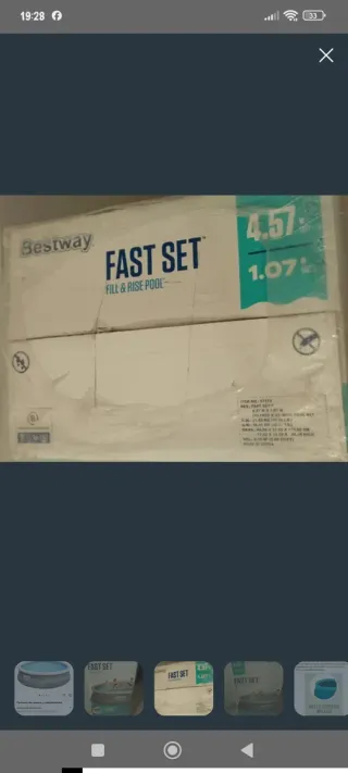 Piscina Desmontable Bestway Fast Set 457x107 cm