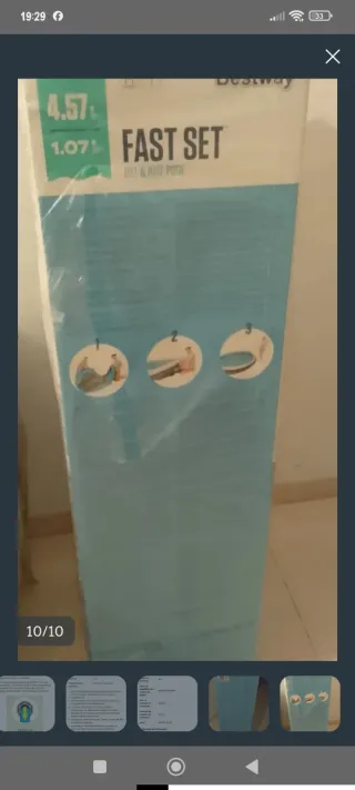 Piscina Desmontable Bestway Fast Set 457x107 cm