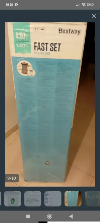 Piscina Desmontable Bestway Fast Set 457x107 cm