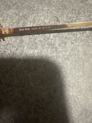Gafas de sol Miu Miu originales