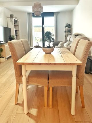 Mesa Comedor Madera Abeto Rústica