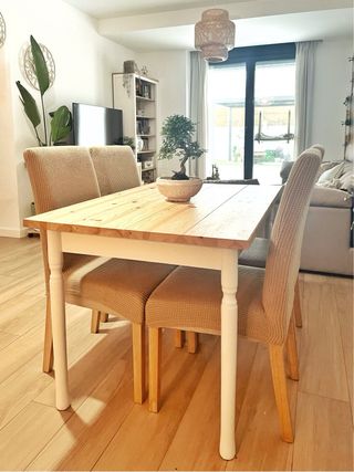 Mesa Comedor Madera Abeto Rústica