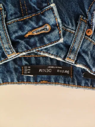 Lote 2 Pantalones Denim Stradivarius y Bershka