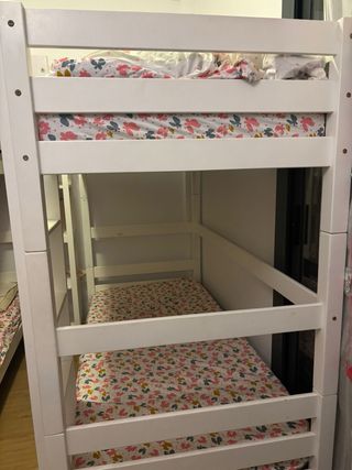 Litera blanca 2 camas