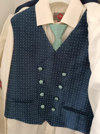 Traje de comunión blanco Varones