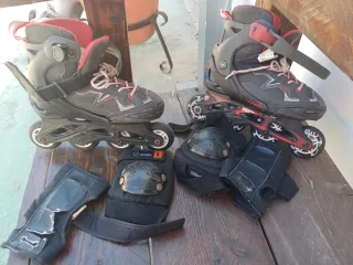Patines en línea Oxelo con protecciones
