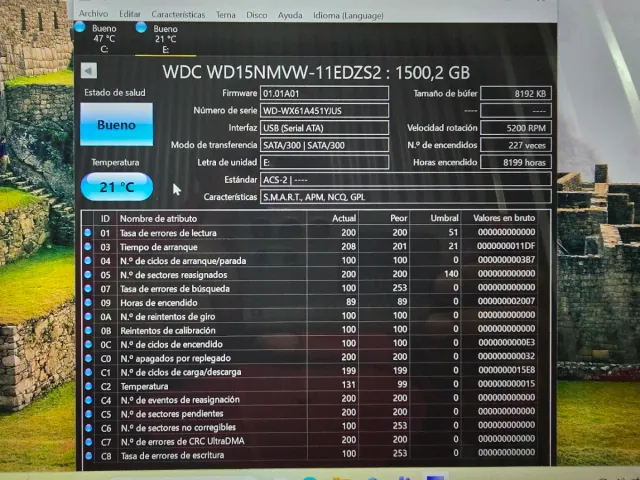 Disco Duro Externo WD My Passport Ultra 1.5TB