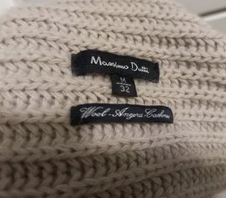 Abrigo Massimo Dutti de punto. Talla M.