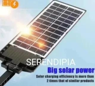 FAROLA SOLAR  504 LED CON MANDO A DISTANCIA.