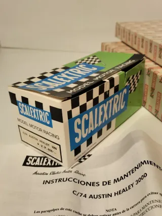GT 104 certificado y cajas Scalextric Exin