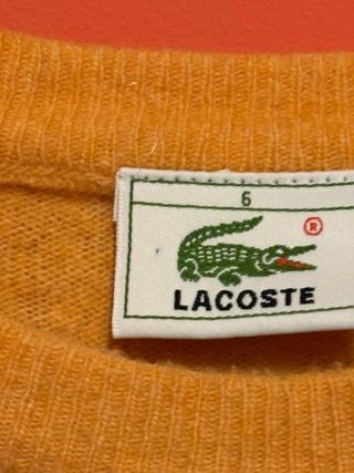 Jersey Lacoste Vintage Amarillo