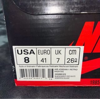 Air Jordan 1 High Talla 41 Nuevas Caja