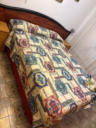 Cama Doble con Canapé Abatible