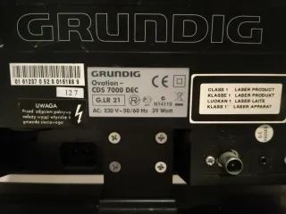 Equipo de sonido Grundig CDS 7000 DEC