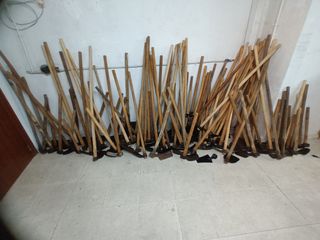 Lote 120 Azadas, para antigüedad y para trabajar