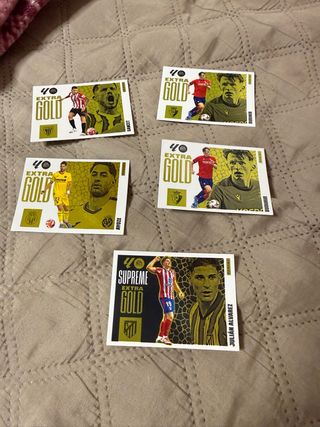 Cromos Panini Extra Gold