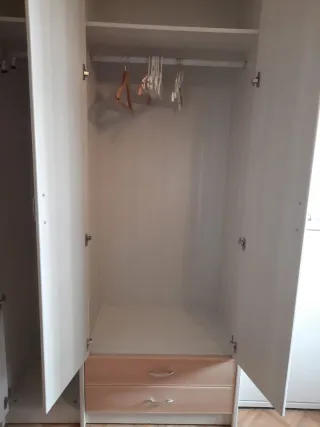 Armario 3 puertas con cajones