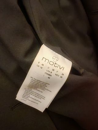 Motivi Blazer Doppiopetto Tg.42 Nero