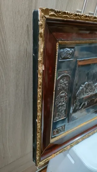 La Última Cena Cuadro de Metal Antiguo 640513926