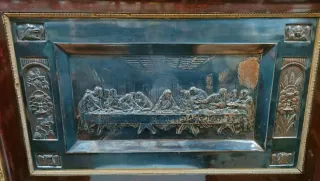 La Última Cena Cuadro de Metal Antiguo 640513926