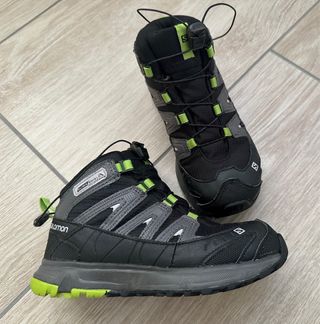 Scarponcini Salomon Bambino Nero/Verde