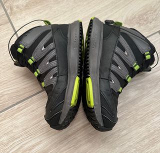 Scarponcini Salomon Bambino Nero/Verde