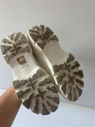 Buffalo Zapatillas Blancas Plataforma